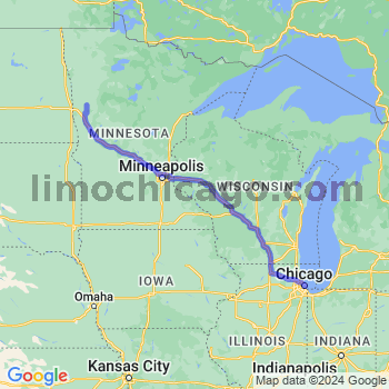 Limousine service to Chicago Loop