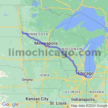Limousine service to Chicago Loop