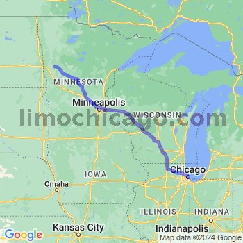Limousine service to Chicago Loop