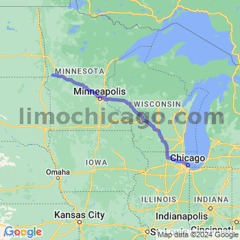 Limousine service to Chicago Loop