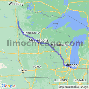 Limousine service to Chicago Loop