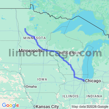 Limousine service to Chicago Loop