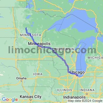 Limousine service to Chicago Loop
