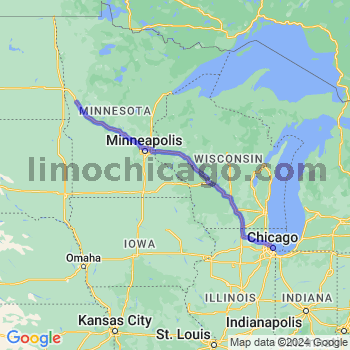Limousine service to Chicago Loop