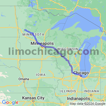 Limousine service to Chicago Loop
