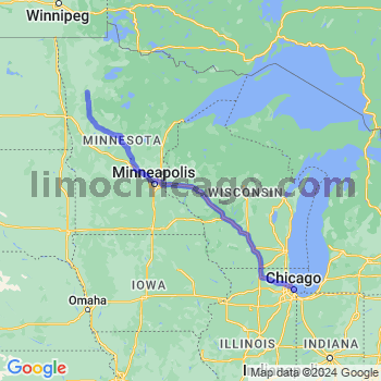 Limousine service to Chicago Loop