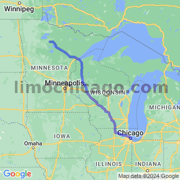 Limousine service to Chicago Loop