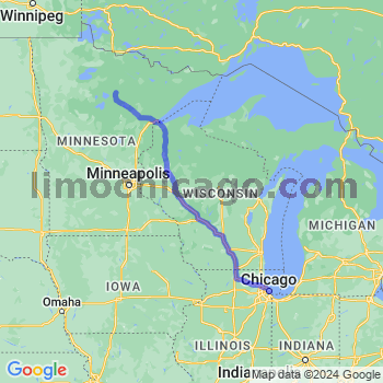 Limousine service to Chicago Loop