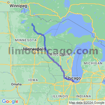 Limousine service to Chicago Loop