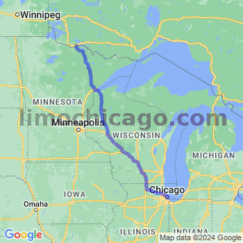 Limousine service to Chicago Loop