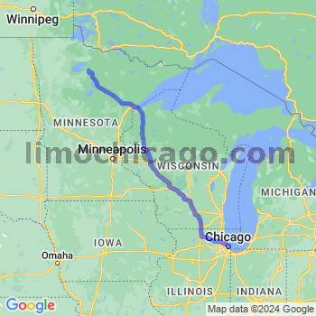 Limousine service to Chicago Loop