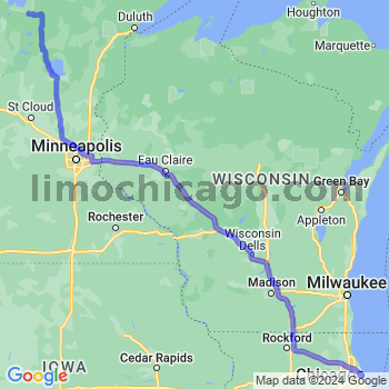 Limousine service to Chicago Loop