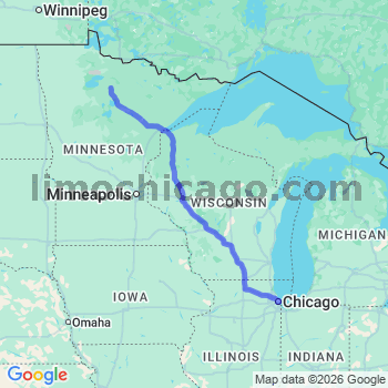 Limousine service to Chicago Loop