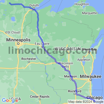 Limousine service to Chicago Loop