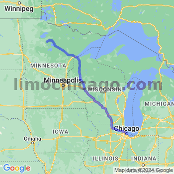 Limousine service to Chicago Loop