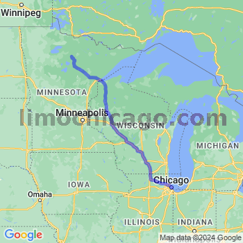 Limousine service to Chicago Loop