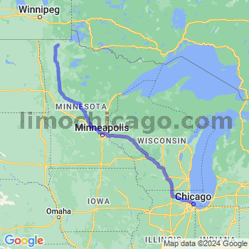 Limousine service to Chicago Loop