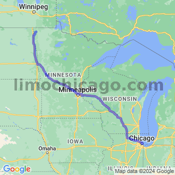 Limousine service to Chicago Loop