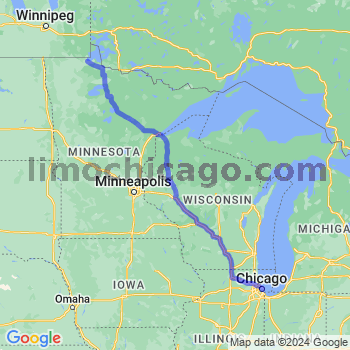 Limousine service to Chicago Loop