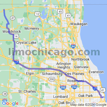 Limousine service to Chicago Loop