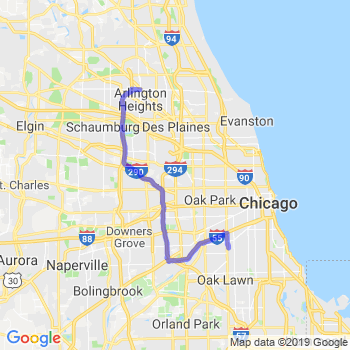 Travel from Arlington Heights to Midway airport Limousine service to Midway airport (MDW)
