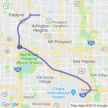 Travel from Arlington Heights to O'Hare airport Limousine service to O'Hare airport (ORD)