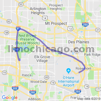 Limousine service to O'Hare airport (ORD)