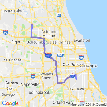 Travel from Barrington to Midway airport Limousine service to Midway airport (MDW)