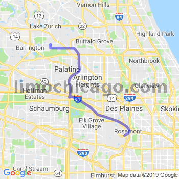 Travel from Deer Park to O'Hare airport Limousine service to O'Hare airport (ORD)
