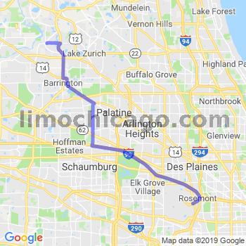 Limousine service to O'Hare airport (ORD)