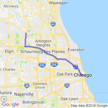 Travel from Barrington to Chicago Loop Limousine service to Chicago Loop
