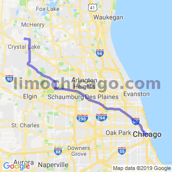 Limousine service to Chicago Loop