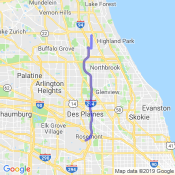 Travel from Bannockburn to O'Hare airport Limousine service to O'Hare airport (ORD)