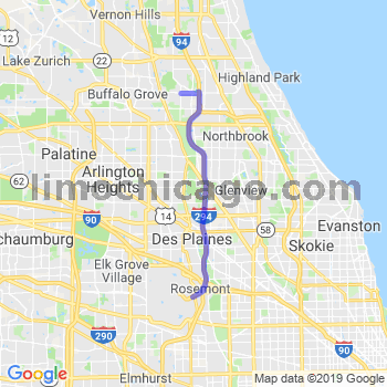 Travel from Riverwoods to O'Hare airport Limousine service to O'Hare airport (ORD)
