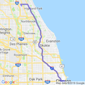 Travel from Bannockburn to Chicago Loop Limousine service to Chicago Loop