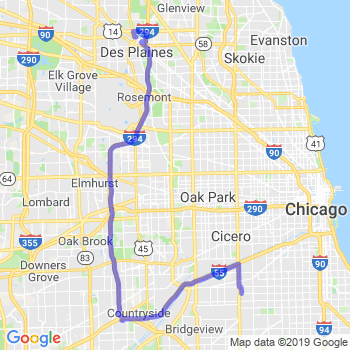 Travel from Des Plaines to Midway airport Limousine service to Midway airport (MDW)