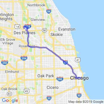 Limousine service to Chicago Loop