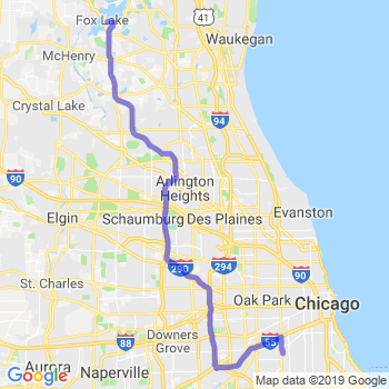 Travel from Fox Lake to Midway airport Limousine service to Midway airport (MDW)