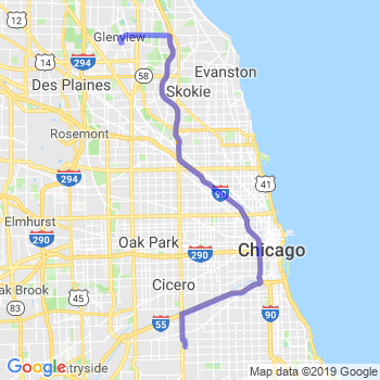 Travel from Glenview to Midway airport Limousine service to Midway airport (MDW)