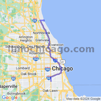 Travel from Fort Sheridan to Midway airport Limousine service to Midway airport (MDW)