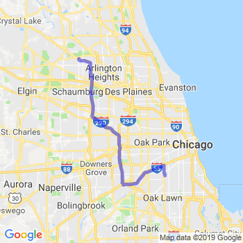Travel from Palatine to Midway airport Limousine service to Midway airport (MDW)
