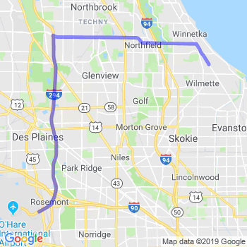 Limousine service to O'Hare airport (ORD)