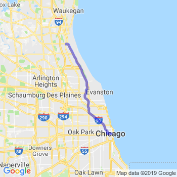 Travel from Lake Forest to Chicago Loop Limousine service to Chicago Loop