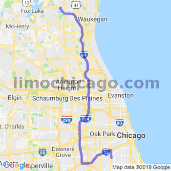Travel from Lindenhurst to Midway airport Limousine service to Midway airport (MDW)