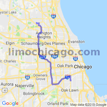 Travel from Kildeer to Midway airport Limousine service to Midway airport (MDW)