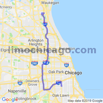 Travel from Green Oaks to Midway airport Limousine service to Midway airport (MDW)