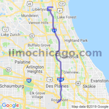 Limousine service to O'Hare airport (ORD)