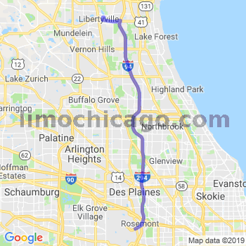 Limousine service to O'Hare airport (ORD)