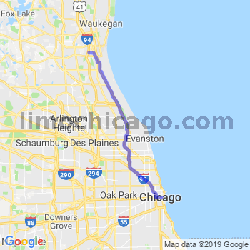 Travel from Green Oaks to Chicago Loop Limousine service to Chicago Loop