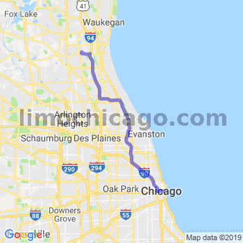 Limousine service to Chicago Loop